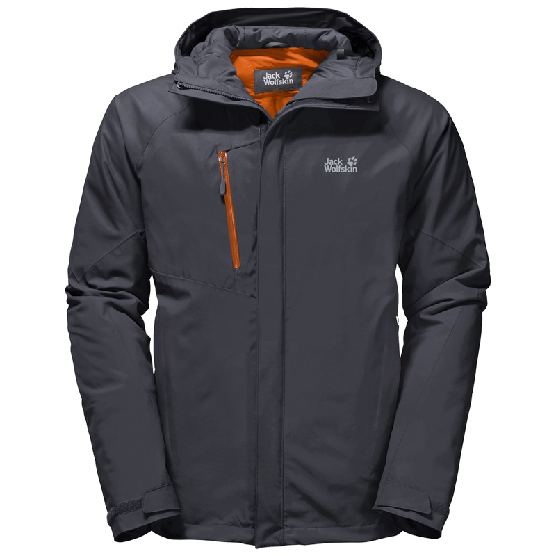 

Пуховик мужской Jack Wolfskin серый 1106901-6230 (XL)