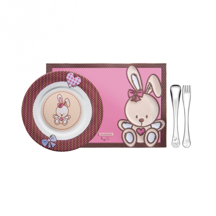 

Набір приборів Tramontina Baby Le Petit Pink 4 шт. (64250/685)