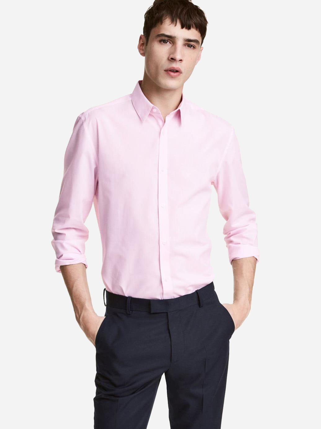

Рубашка H&M 453305023a44 M Розовая
