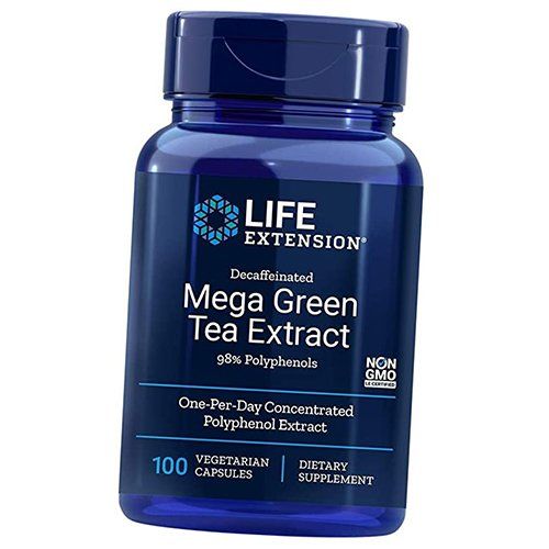 

Decaffeinated Mega Green Tea Extract Life Extension 100вегкапс (71346020)