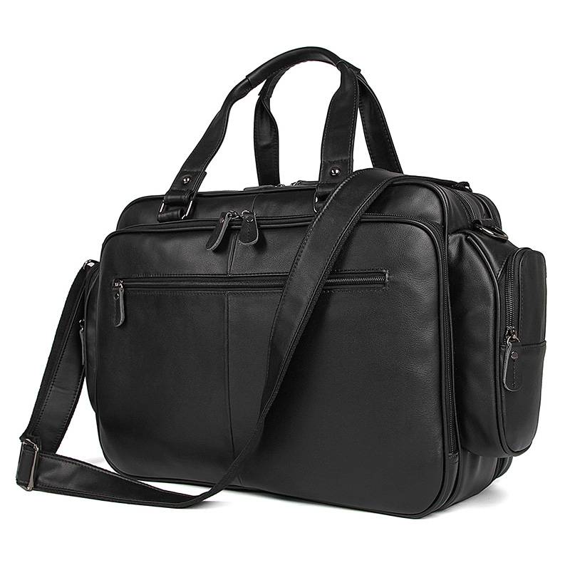 

Мужской кожаный портфель Buffalo Bags 40,5х32х18 см Черный 000153283