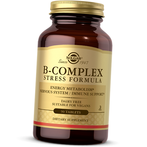 

Витамины Солгар Стресс формула Solgar B-Complex Stress Formula 100 таб
