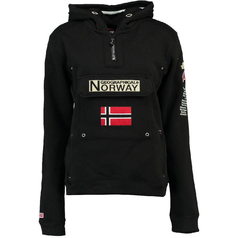 

Толстовка женская Geographical Norway черная SR638F-010 (L)