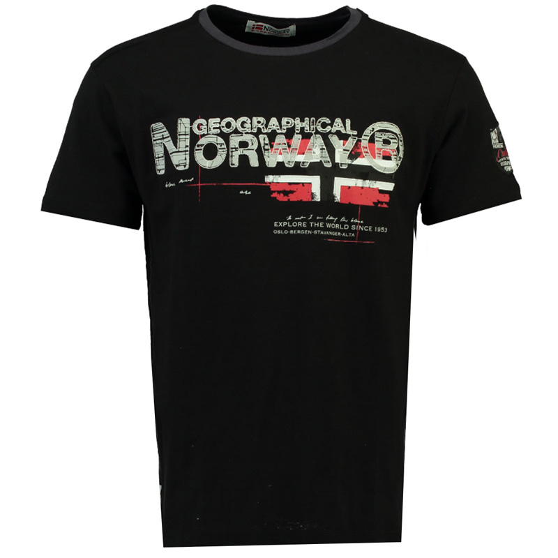 

Футболка мужская Geographical Norway черная SR116H-010, Футболка мужская Geographical Norway черная SR116H-010 (L)