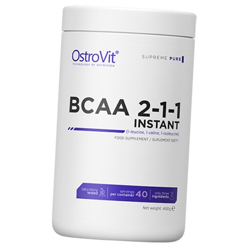 

Аминокислоты для спорта, BCAA Instant, Ostrovit 400г Без вкуса (28250008)