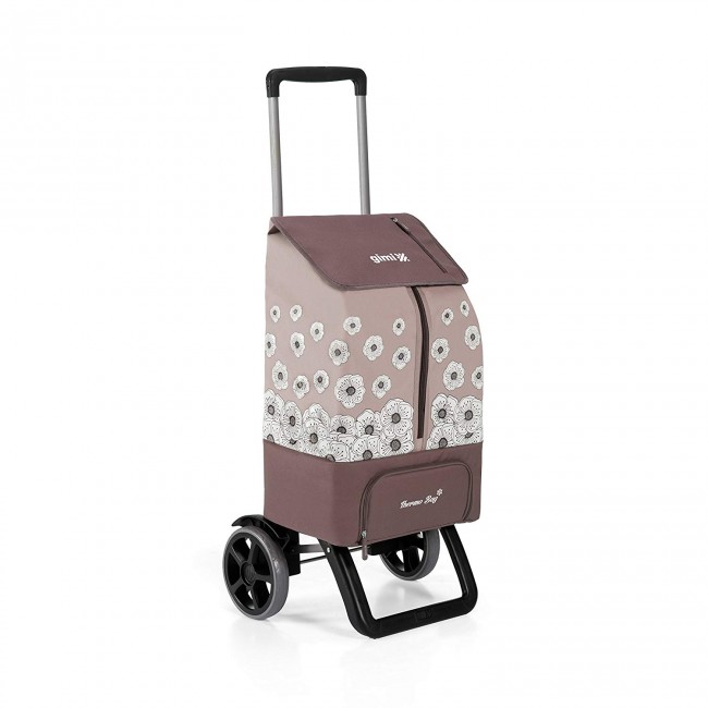 

Сумка хозяйственная на колесах Gimi 50л KANGOO THERMO, коричневый