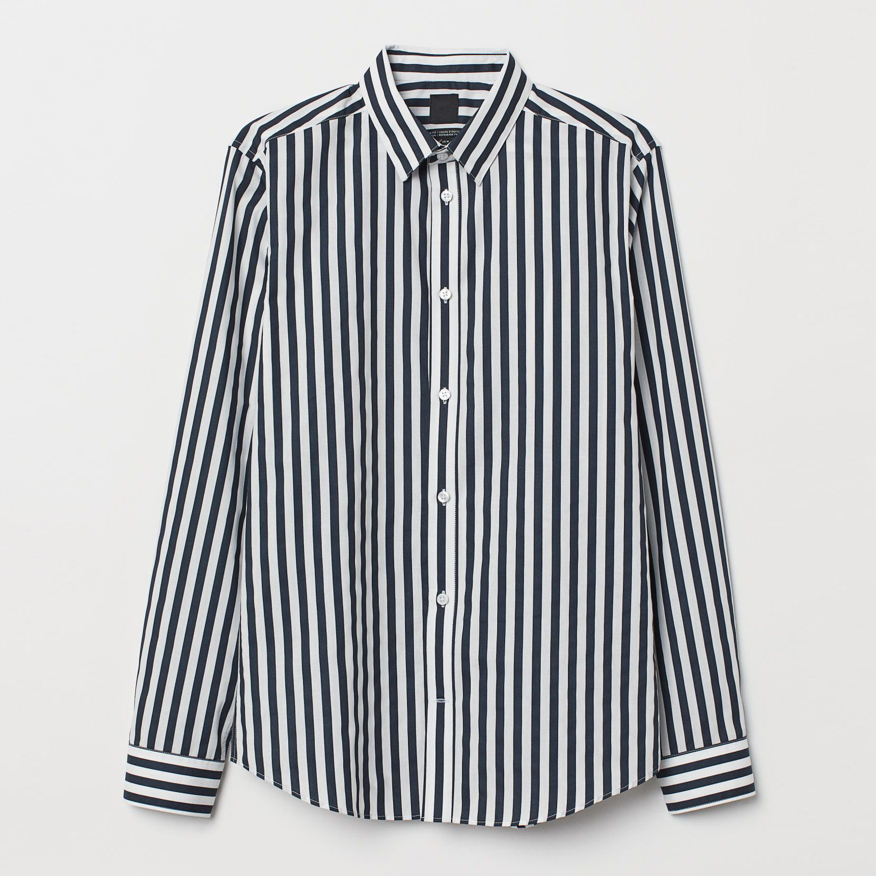 

Рубашка H&M 06-0722475-000 M Белая с черным (СА2000001847176)