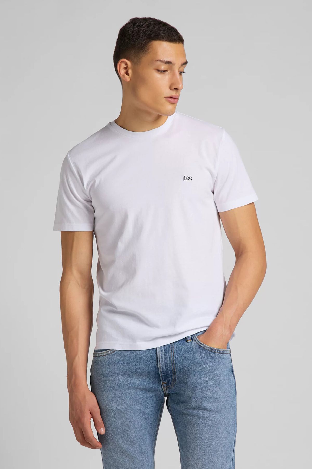 

Футболка Lee SS PATCH LOGO TEE Regular Fit Белый XXL-00
