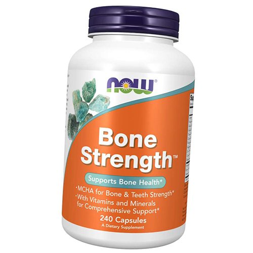 

Поддержка здоровья костей, Bone Strength, Now Foods 240капс (36128356)