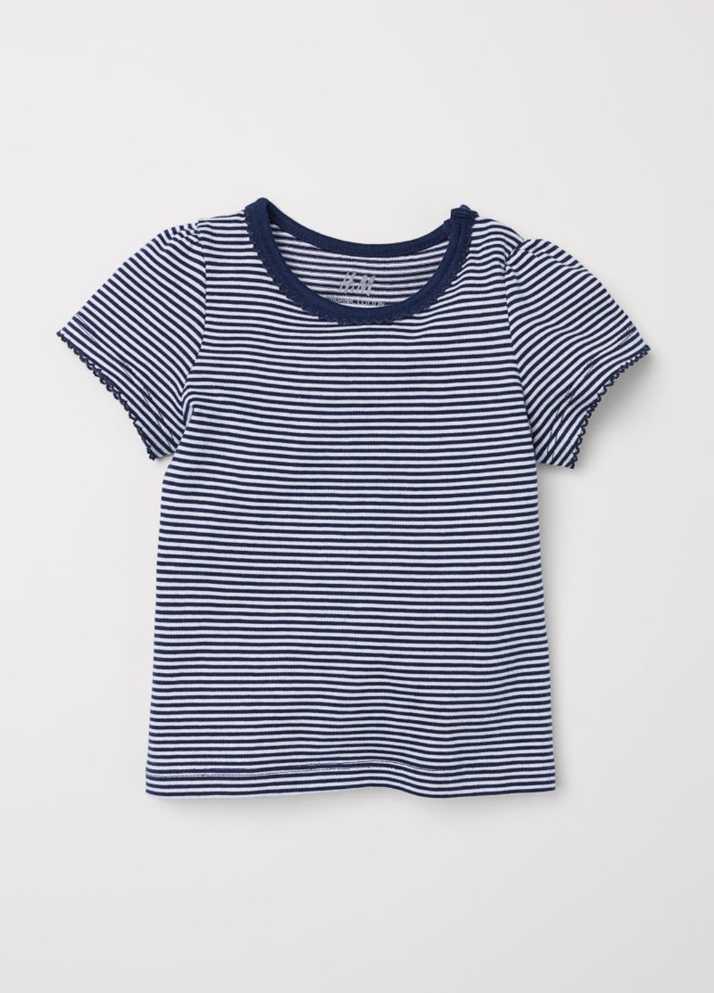 

Футболка H&M KEL4620734 12-18 мес.(86 см.) сине-белый
