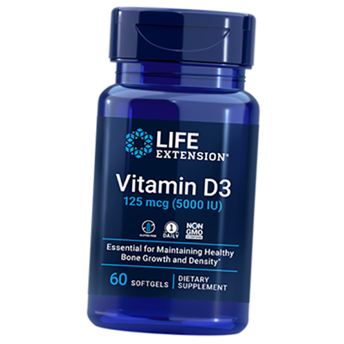 

Витамин Д3, Vitamin D3 5000, Life Extension 60гелкапс (36346053)