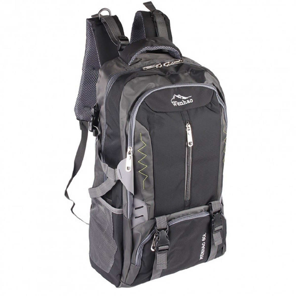 

Рюкзак туристичний Wenhao 50 л чорний R506083-BK