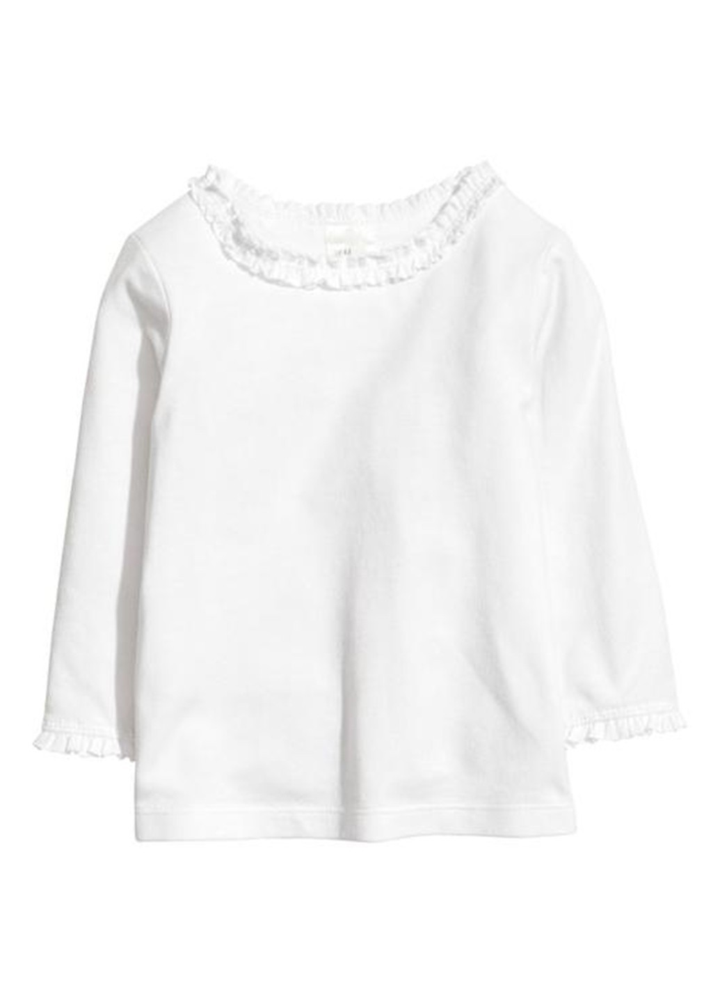 

Лонгслив H&M HOM91102 2-3 года (98см.) белый