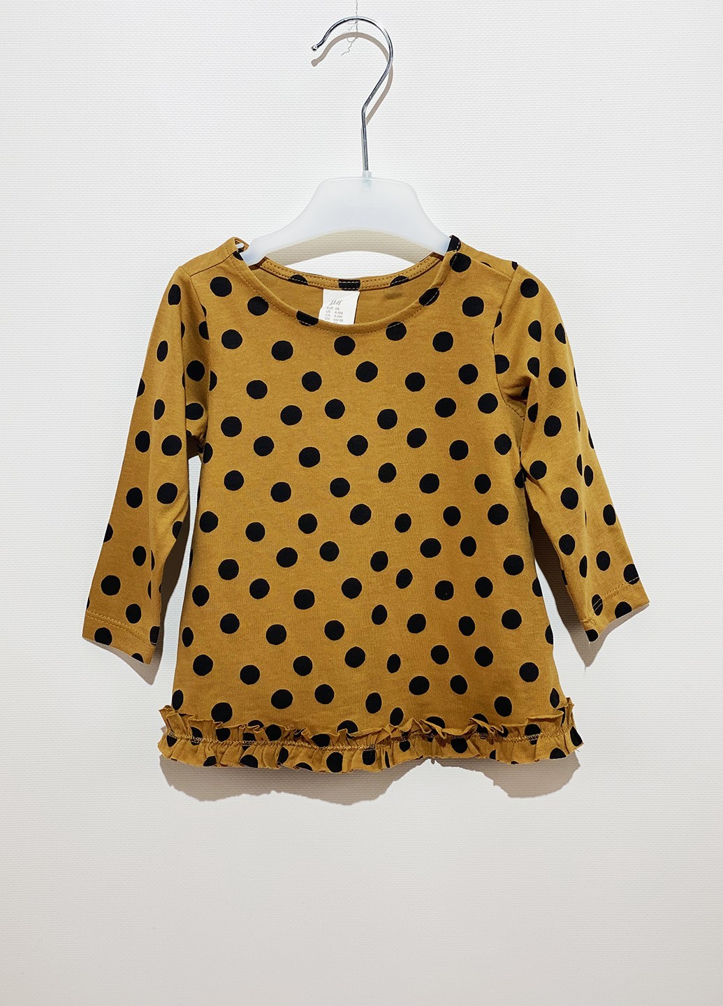 

Лонгслив H&M HOM92215 4-6 мес.(68 см.) коричневый