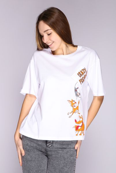 

Футболка MDG 034201 L Білий