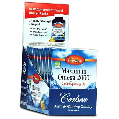 

Maximum Omega 2000 Travel Packs Carlson Labs 100гелкапс Лимон (67353030)