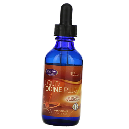 

Йод из Йодида Калия, Liquid Iodine, Life-Flo 59мл (36500003)