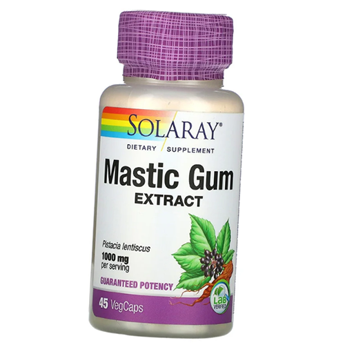 

Mastic Gum Extract 500 Solaray 45вегкапс (72411010)