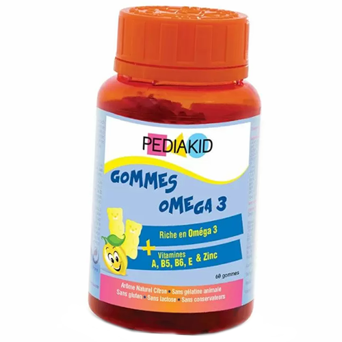 

Gummies Omega 3 Pediakid 60таб Лимон (67505001)