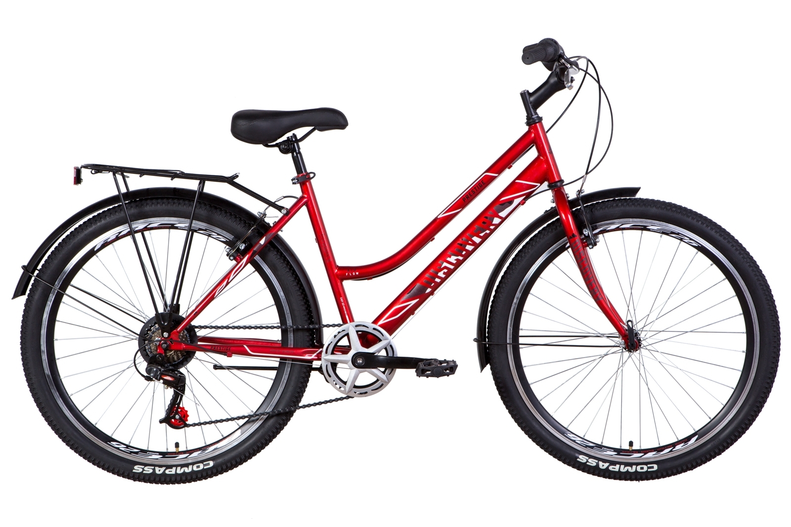 

Велосипед 26" Discovery PRESTIGE WOMAN 2021 (рубиновый) Discovery OPS-DIS-26-362