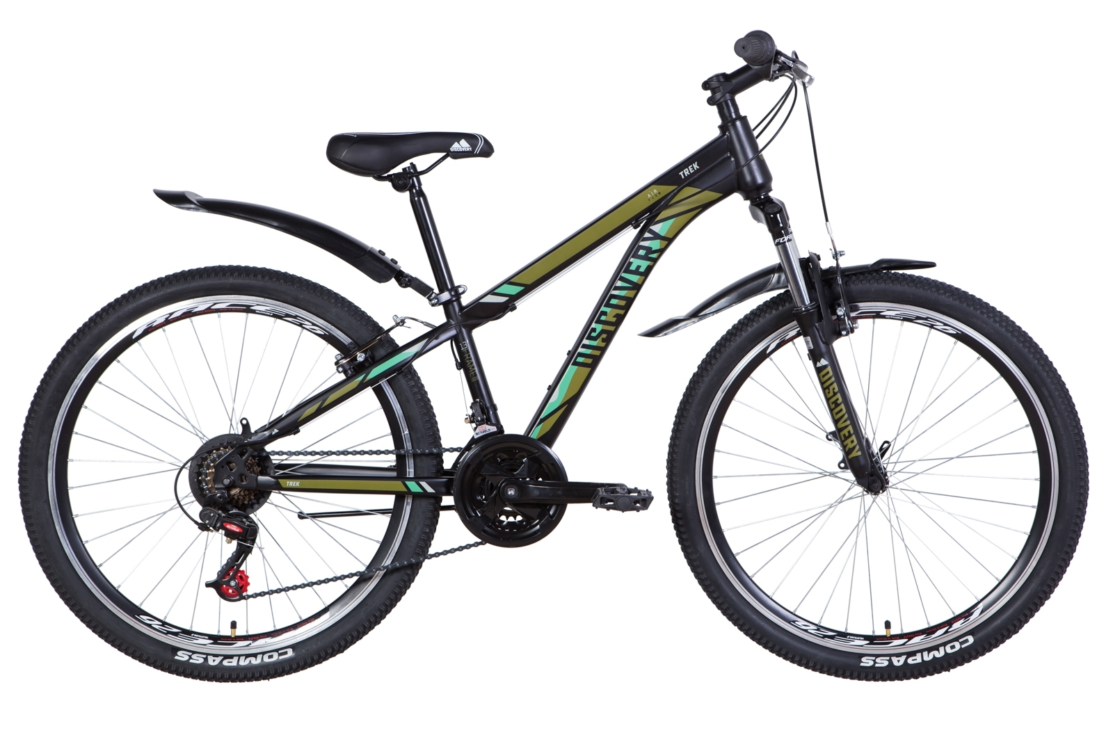 

Велосипед 26" Discovery TREK 2021 (черно-бирюзовый (м)) Discovery OPS-DIS-26-374
