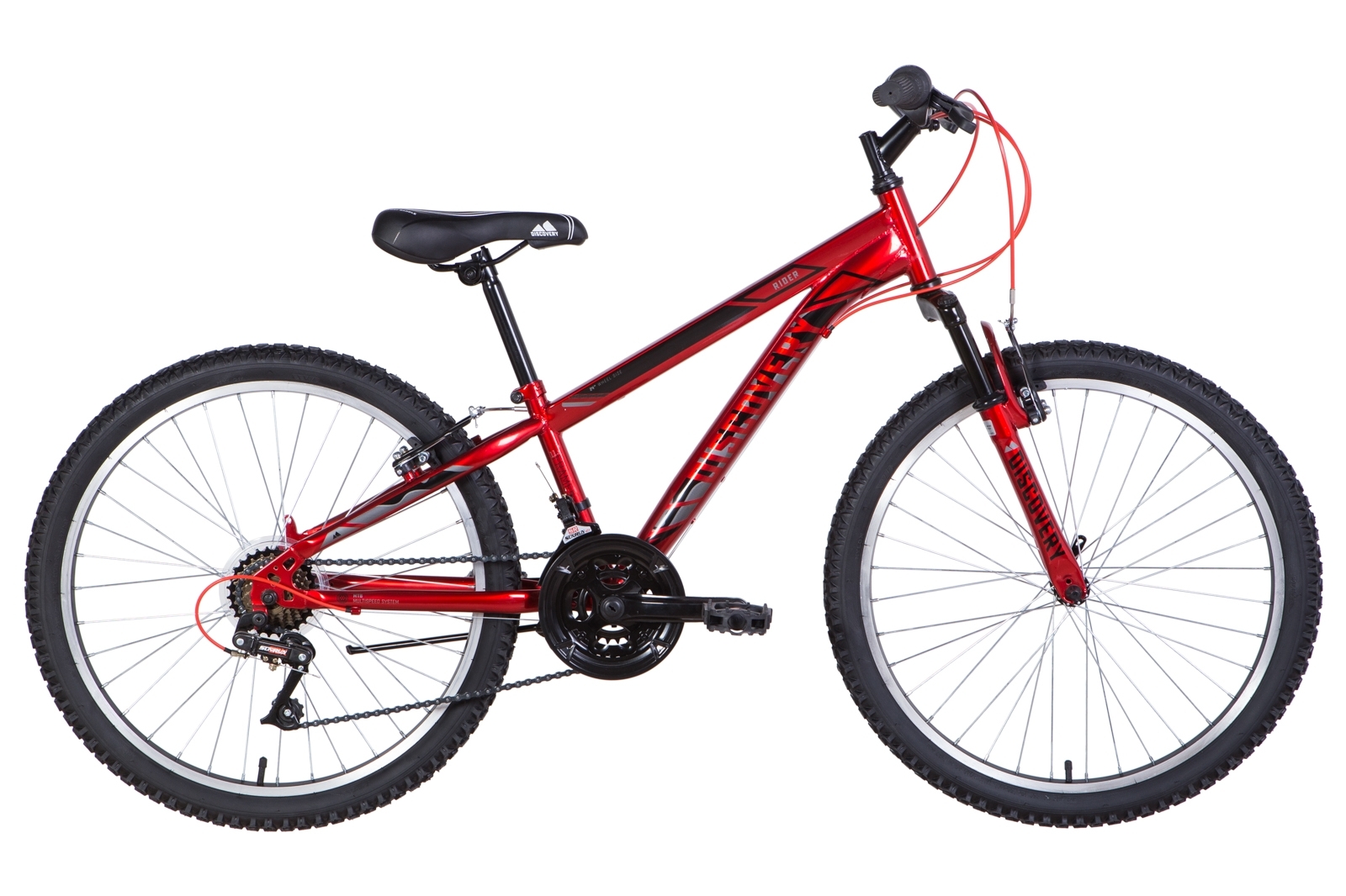 

Велосипед 24" Discovery RIDER 2021 (красный) Discovery OPS-DIS-24-263