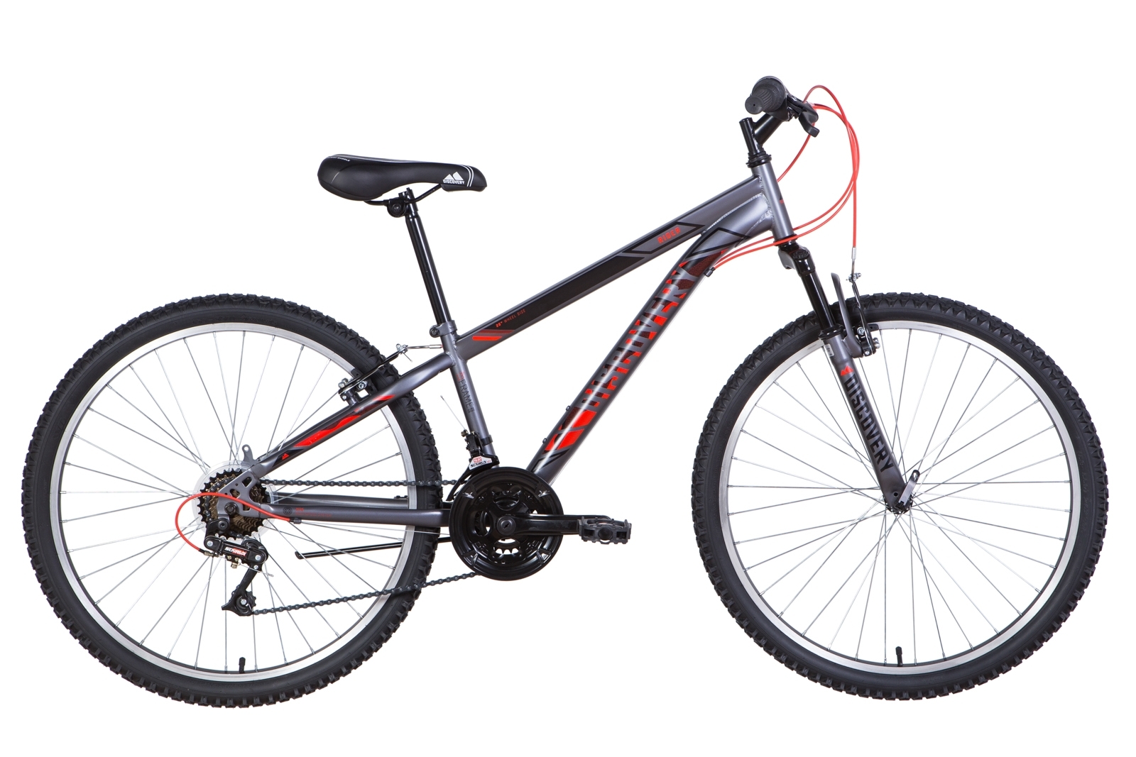 

Велосипед 26" Discovery RIDER 2021 (графитово-черный с красным (м)) Discovery OPS-DIS-26-420