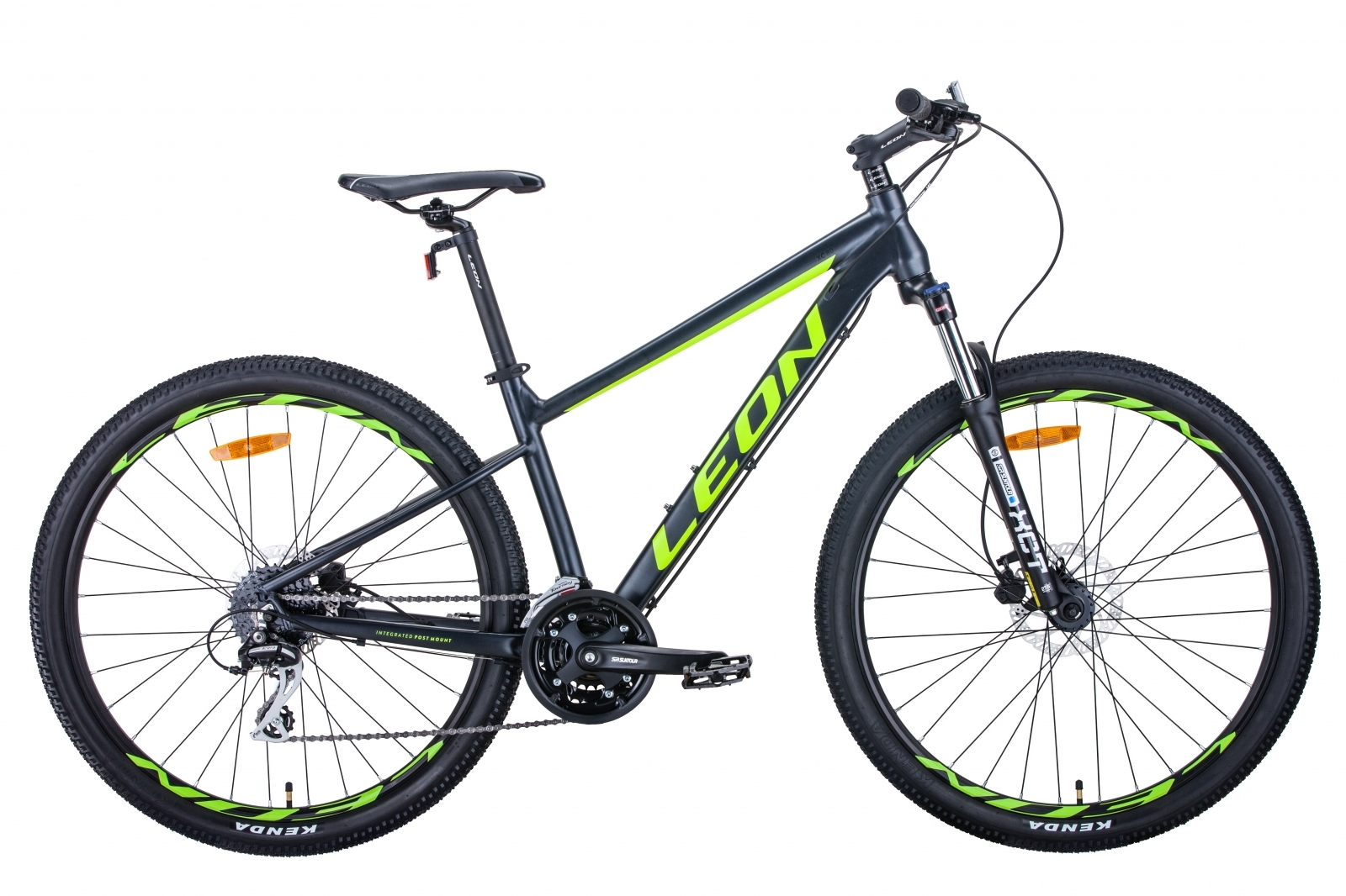 Велосипед 27.5" Leon XC-80 2021 (антрацитово-желтый с черным (м)) LEON ...