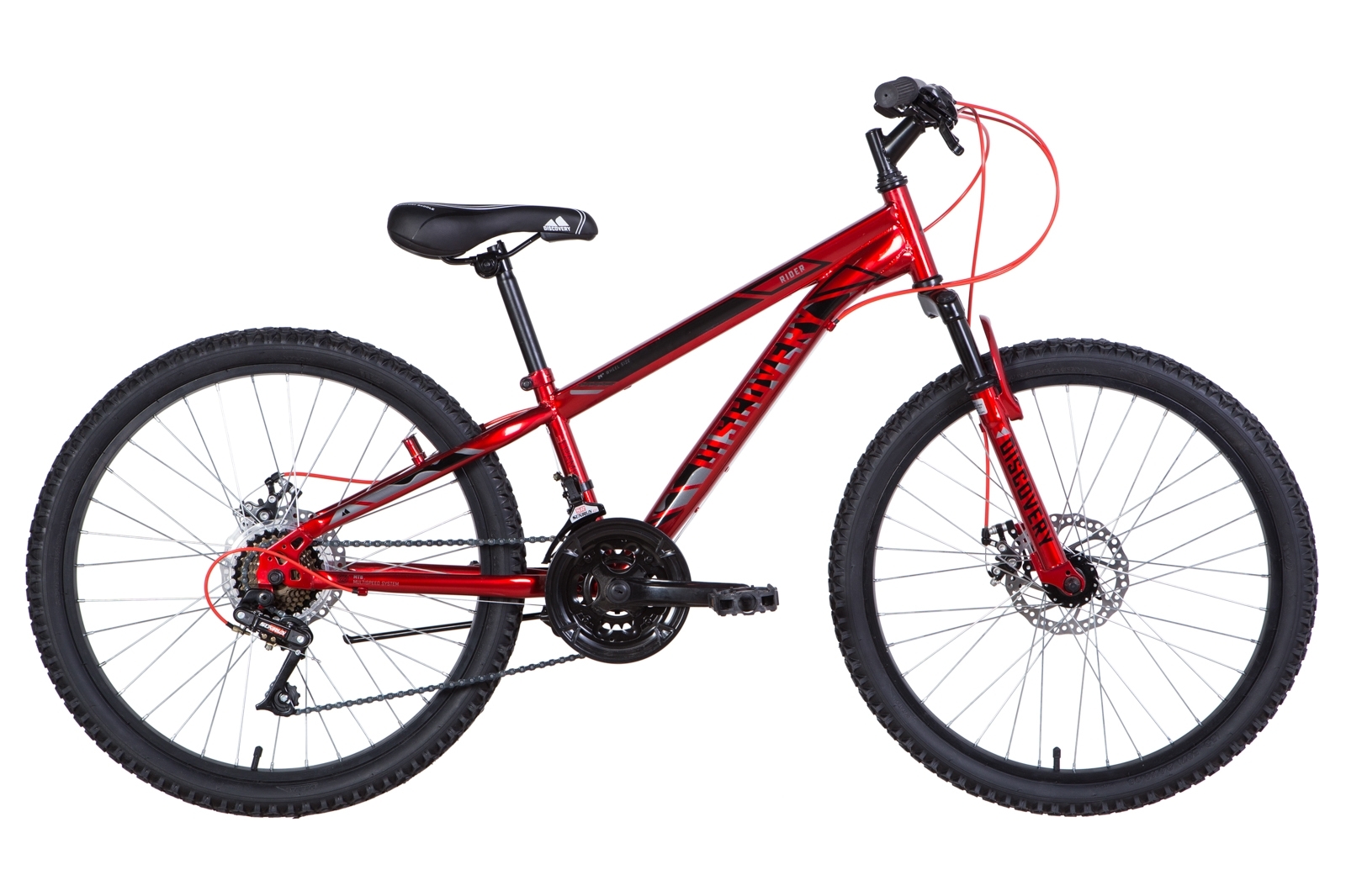 

Велосипед 24" Discovery RIDER DD 2021 (бирюзовый) Discovery OPS-DIS-24-261