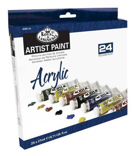 

Набор акриловых красок Royal Langnickel (24 цветов по 21 ml)