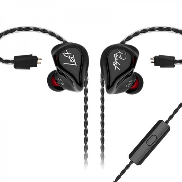 

Наушники KZ ZS3 с микрофоном Black (F00247597)