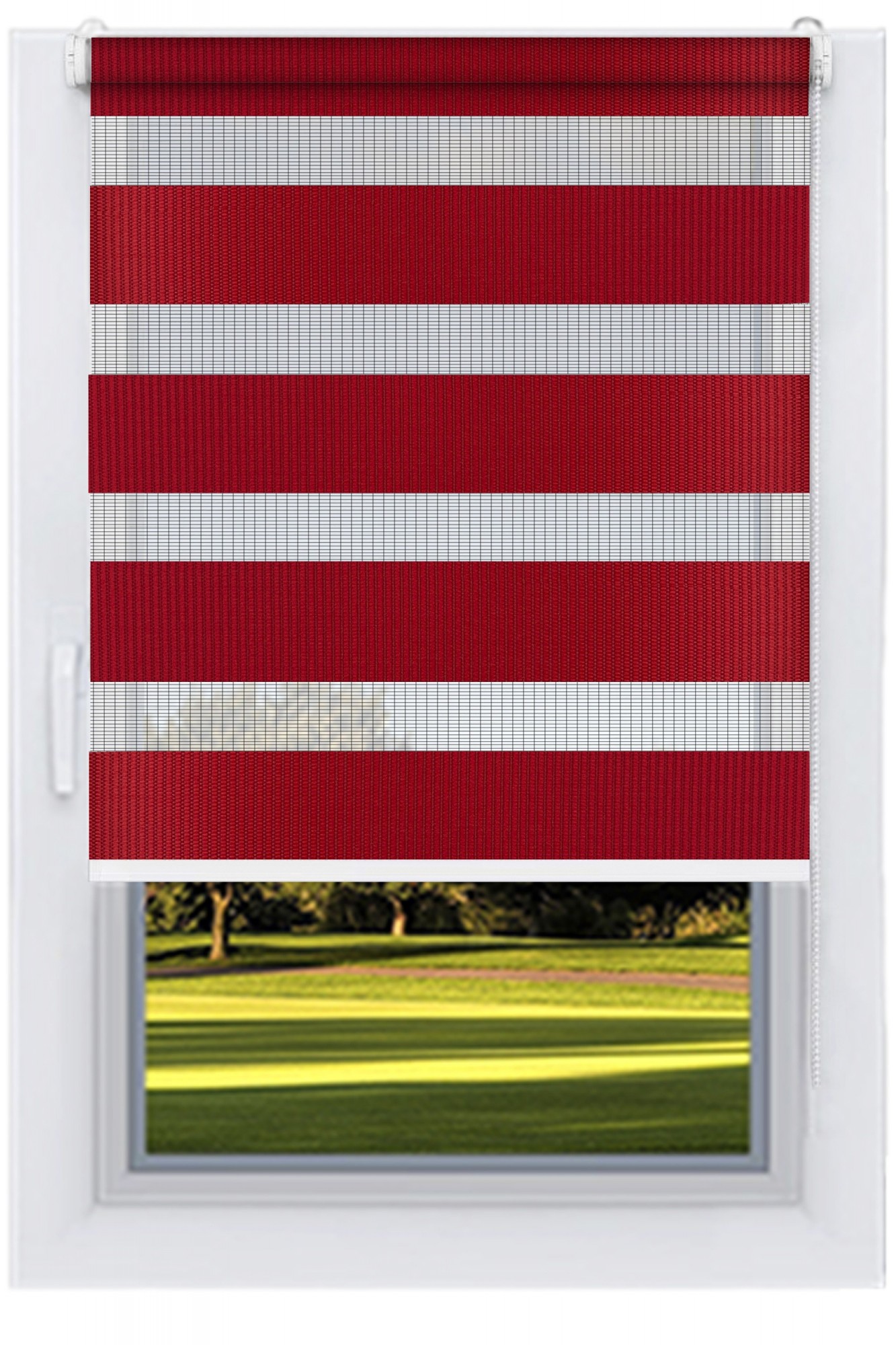 

Ролета тканевая DECOLUX 68х200 СТЕНДАЛЬ Красный вал 19