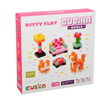 

Деревянный конструктор Cubika World Дом кошки (15313)