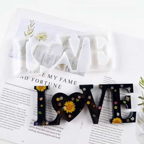 

Форма для эпоксидной смолы Finding Молд надпись LOVE Белый Силиконовый 21.3 cm x 8.8 cm x 1.5 cm