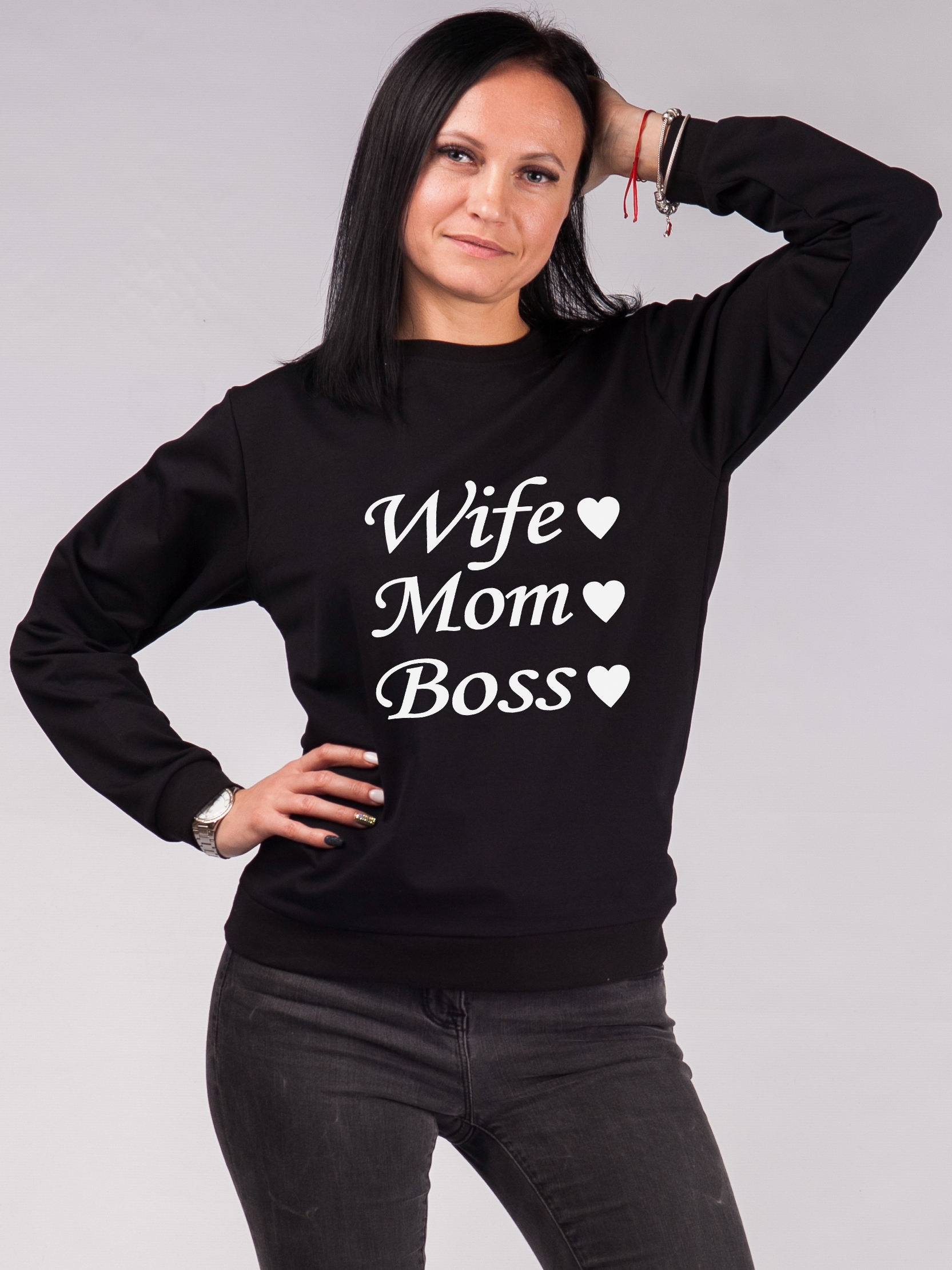 

Свитшот Malta Ж458-13-П3 Wife-Mom-Boss-W M (44) Черный