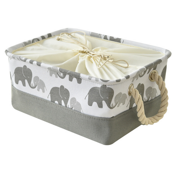 

Корзина для детских игрушек и вещей HL "Elephants" 35х25х17см HL-LD-866E