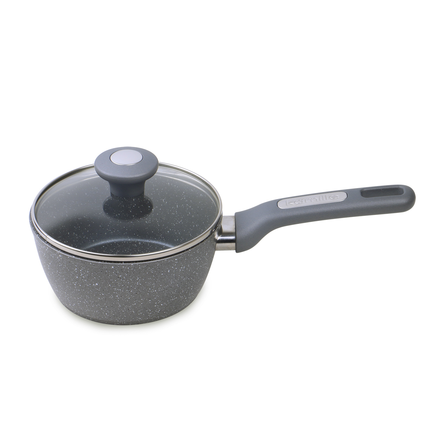 

Ковш 1.2 л с крышкой и гранитным покрытием из алюминия Kamille KM-4279GR