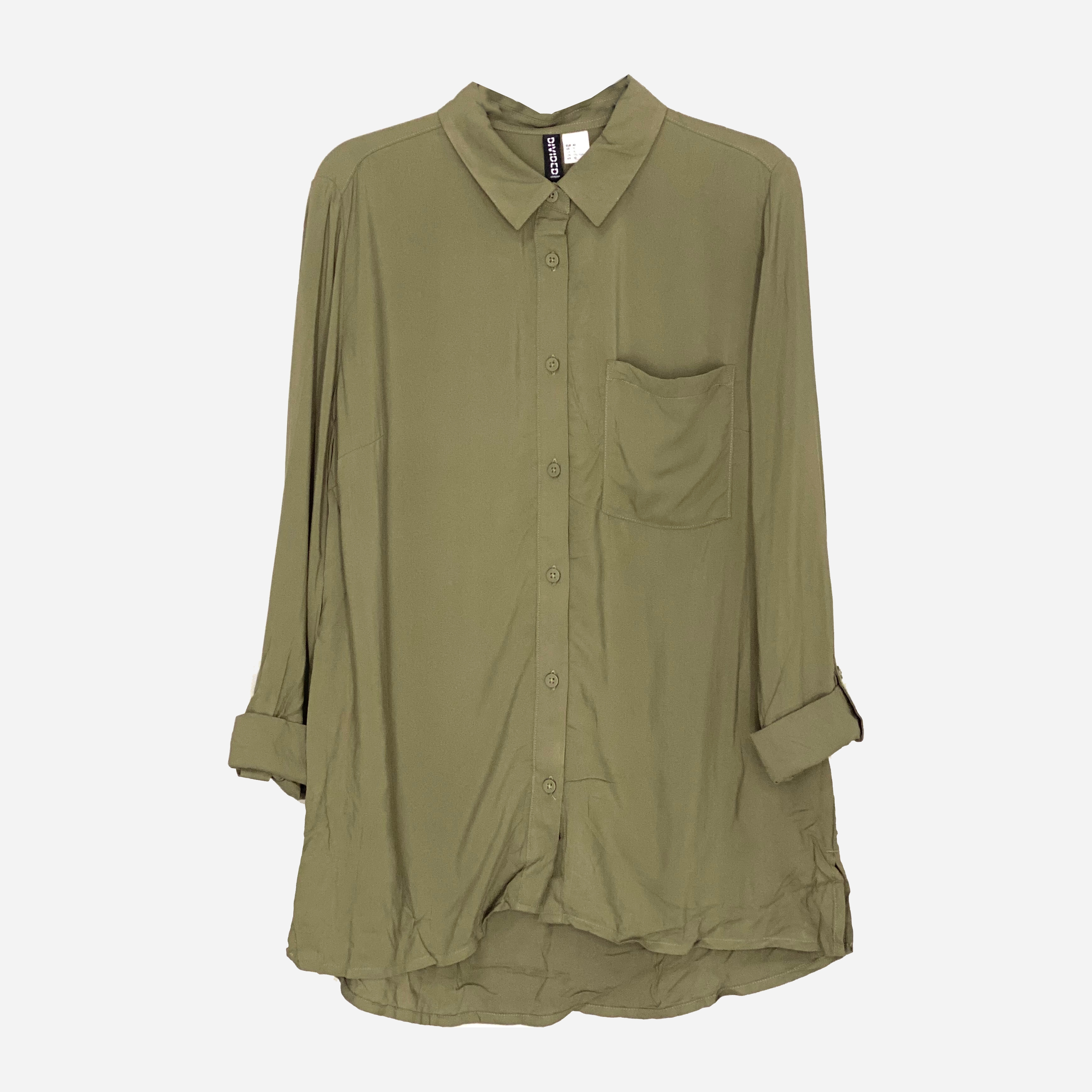 

Блузка H&M 060295222  Хаки, Блузка H&M 060295222 40 Хаки