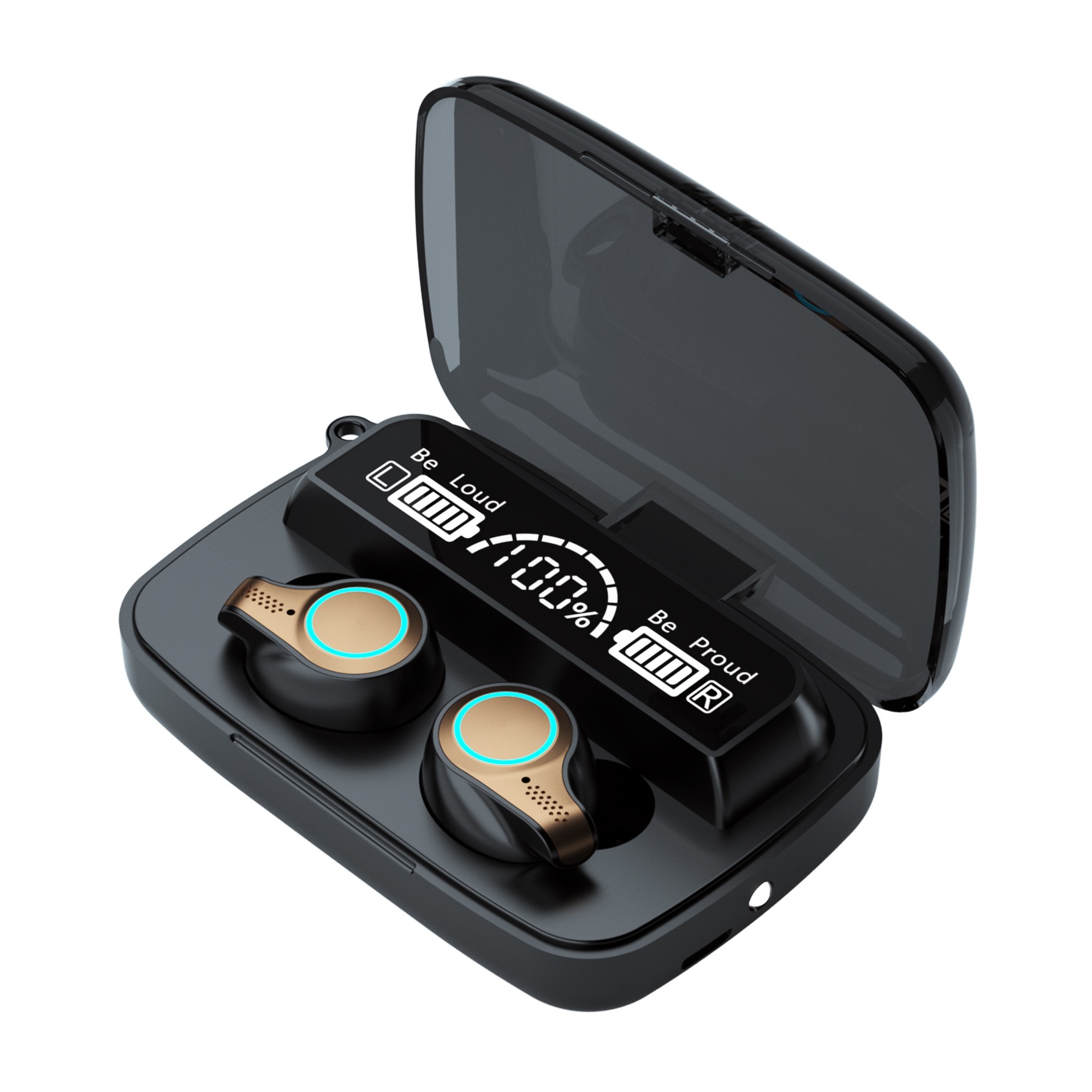

Беспроводные Bluetooth наушники Encora BeLoud 18M TWS с зарядной станцией 600 mAh, черный