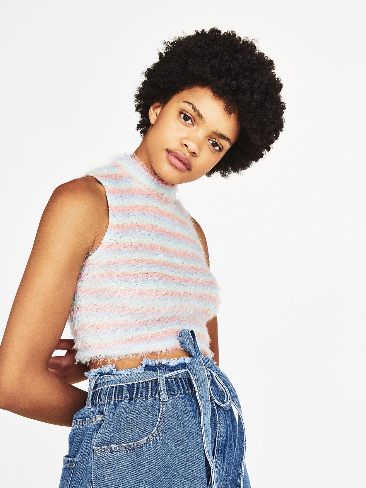 

Топ Bershka 01885187620 XS Принт