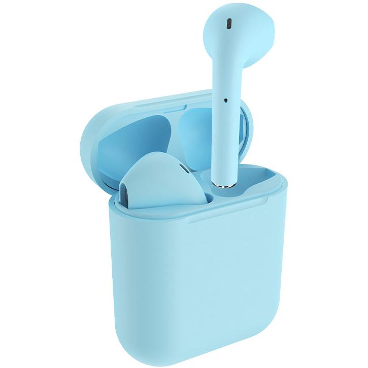 

Беспроводные наушники Bluetooth стерео Celebrat W10 TWS Blue покрытие Soft Touch