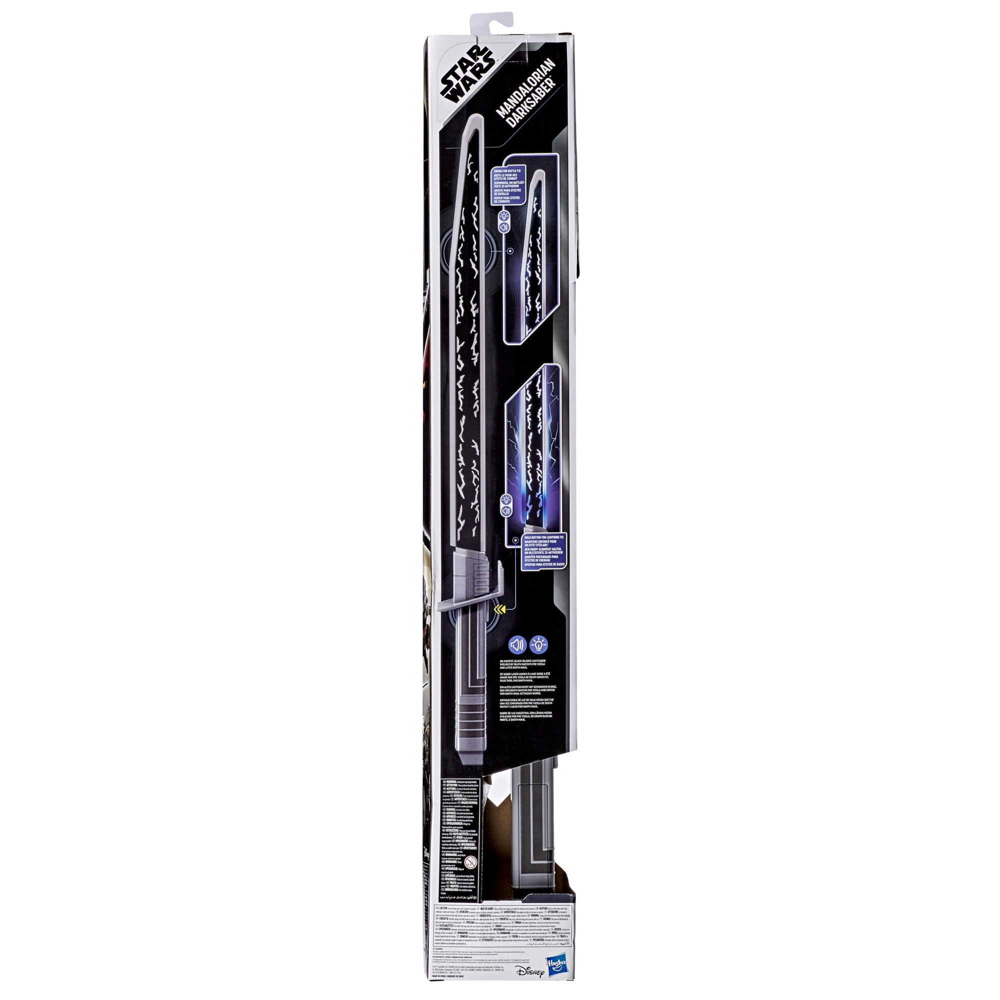 

Меч Тьмы Мандалорца Звездные Войны Hasbro Star Wars Mandalorian Darksaber Lightsaber свет звук