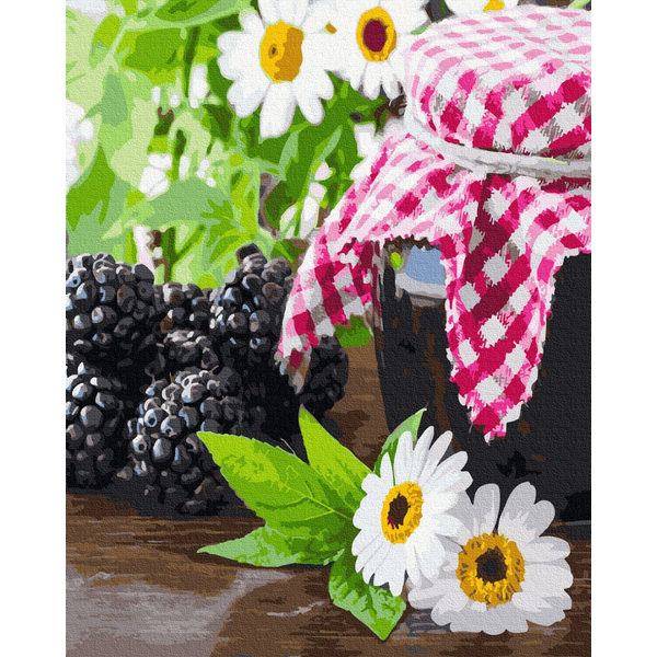 

Картина по номерам / анти-стресс раскраска Brushme Ежевичное варенье (GX34627)