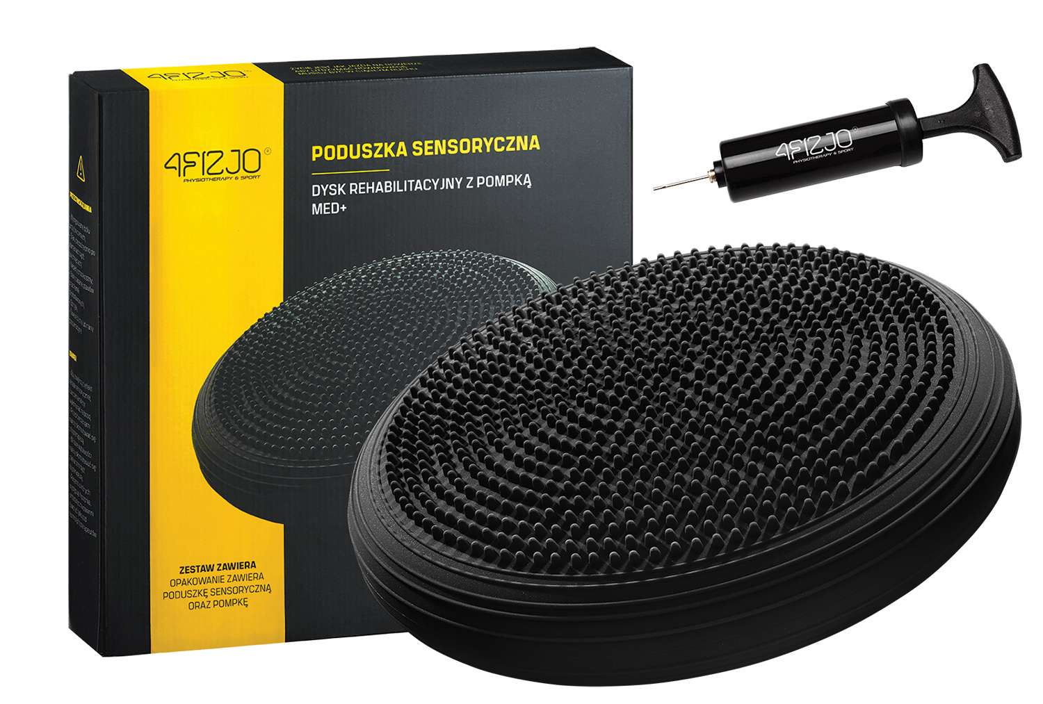 

Балансировочная подушка 4FIZJO Med 4FJ0051 сенсомоторная массажная Black (227821)