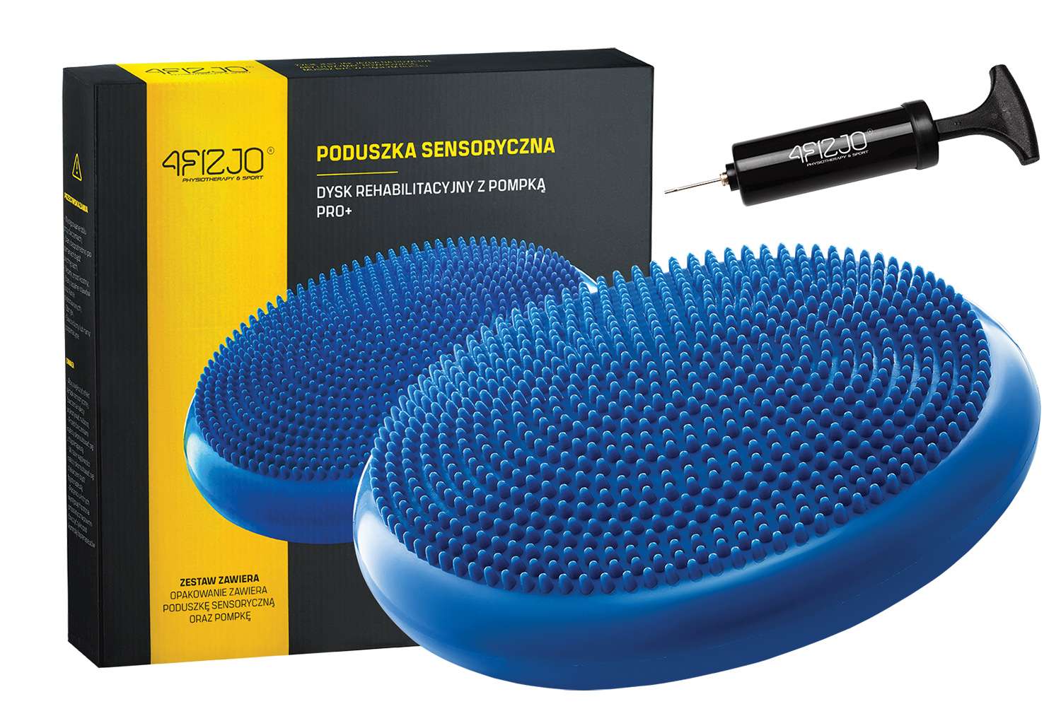 

Балансировочная подушка 4FIZJO 4FJ0022 сенсомоторная массажная Blue (227662)