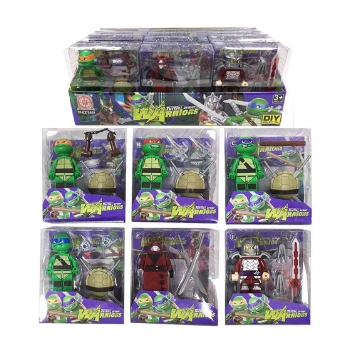 

Набор "Черепашки Ниндзя с оружием", набор из 6 фигурок V-Toy