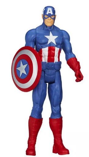 

Фигурка игрушечная "Капитан Америка" (Marvel original), высота 30 см V-Toy