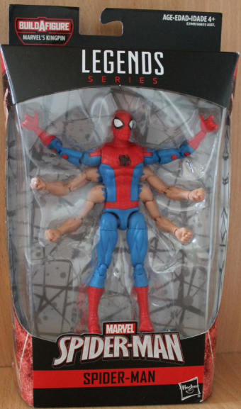 

Фигурка игрушечная "Человек-паук (Spider-man Legend)" , высота 15 см V-Toy