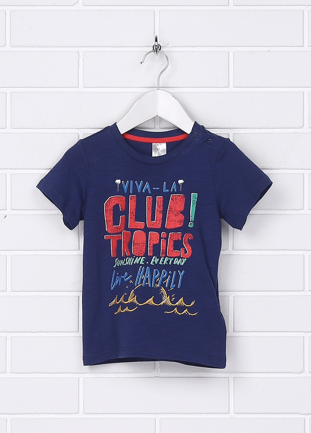 

Футболка H&M KEL4610136 6-9 мес. (74 см.) синий