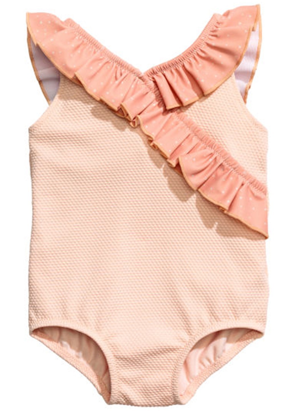 

Купальник H&M HID291617 1-2 мес.(56 см.) персиковый
